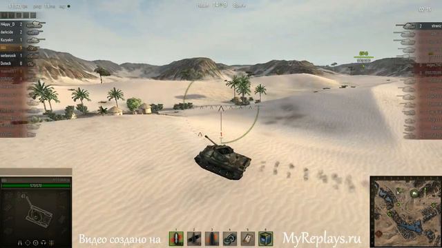 WOT: Песчаная река - M18 Hellcat смотреть онлайн