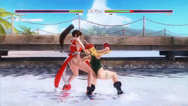 SF4 Cammy's Pole Dance And Beach Footage ''Dead Or Alive 5''