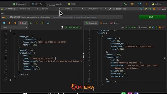5 Master save update API in API ERA , auto generated schema based APIs смотреть онлайн