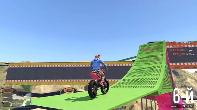 ОБЕЗБАШЕННЫЙ СКИЛЛ ТЕСТ С ПРЕПЯТСТВИЯМИ НА ТОНКОЙ ВЕРЕВКЕ В GTA ONLINE смотреть онлайн
