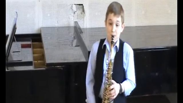 Юный саксофонист-Калмыков Константин 10 лет.avi смотреть онлайн