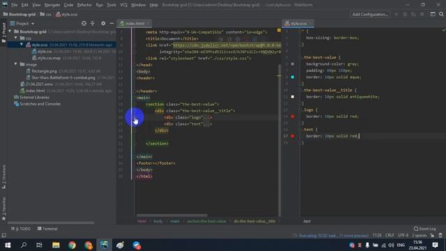 вёрстка с bootstrap смотреть онлайн