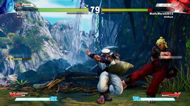 Street Fighter V BETA - Ranked Match - TS NerdJosh (Rashid) vs Rocwell (Ken) смотреть онлайн