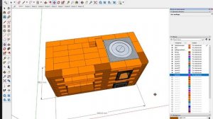 Казан мангал 3 на 6.5 кирпича