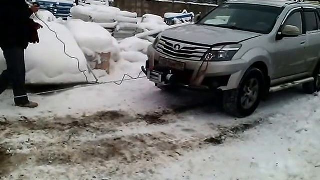 Испытание съемной лебедки