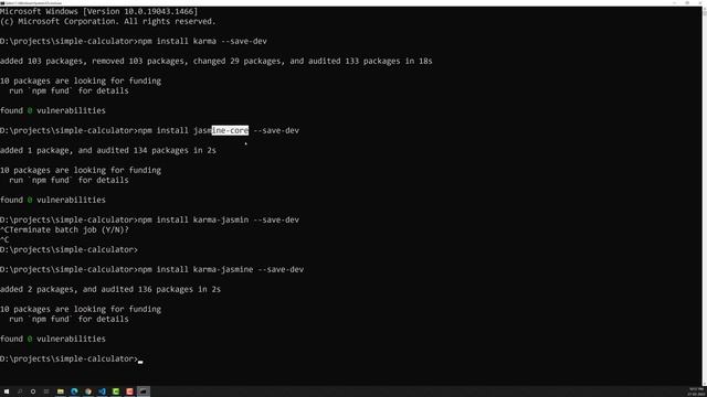 61. Install the Karma Runner and Jasmine as dev dependencies in the application - Jasmine Testing смотреть онлайн