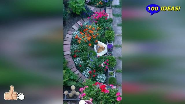 Beautiful flowerbed and flower garden in the backyard or frontyard! 45 great ideas! смотреть онлайн