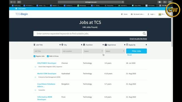Job opportunities at Infosys, TCS and google's kotlin course || Dated 24/07/2020 смотреть онлайн