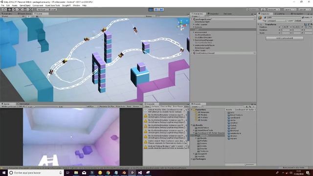 VR roller coaster unity3D asset store google VR смотреть онлайн