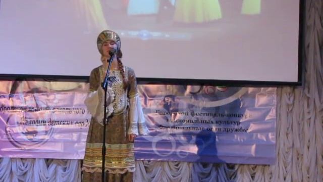 "Мелодии детских сердец-2015".Народное пение. смотреть онлайн