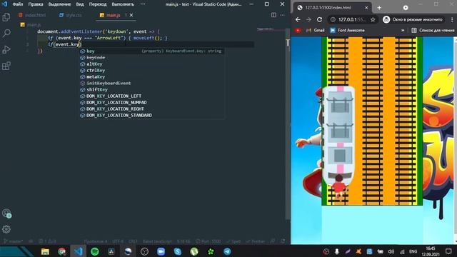 How to create a Subway Surfers game using Javascript | Subway Surfers - Beginner Javascript Game. смотреть онлайн