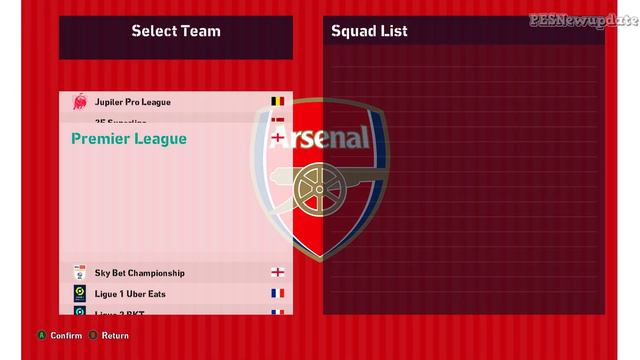 PES 2021 Menu Arsenal 2022/2023 by PESNewupdate смотреть онлайн