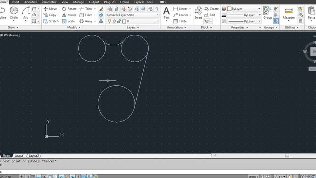 2D Autocad Practice Drawing - Example 2 смотреть онлайн