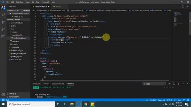 Javascript Form Validations in Vue js | Validations | Javascript | Vue js | How to FrontEnd смотреть онлайн