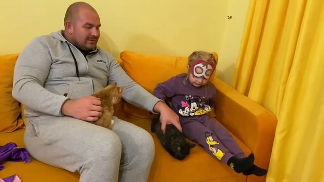 Ласково тискаем котят! смотреть онлайн