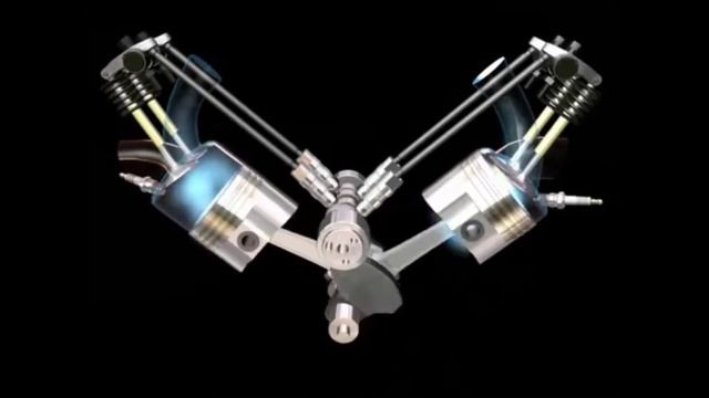 How v8 Engine Works V8 Engine Model Explanation Animation #mechanical #engineering смотреть онлайн