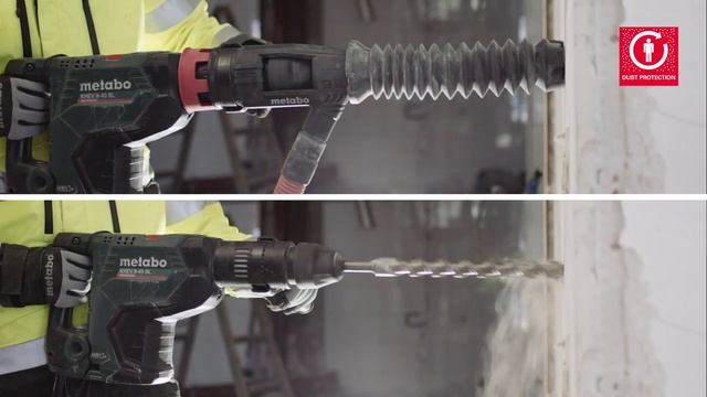 Metabo SDS-max - Staubabsaugung mit ESA max смотреть онлайн