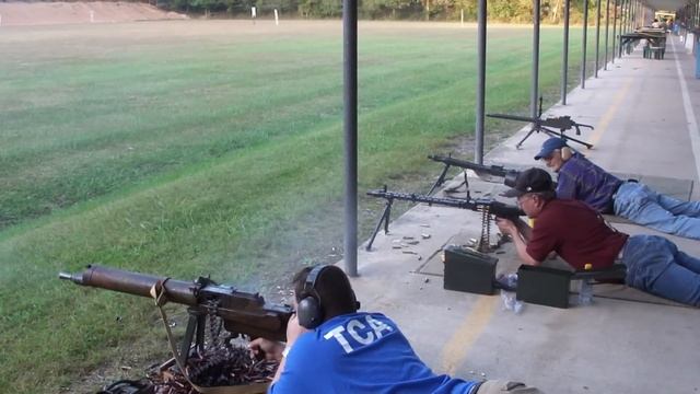MG08/15 Vs MG34 Vs MG42 All Shooting At Once!