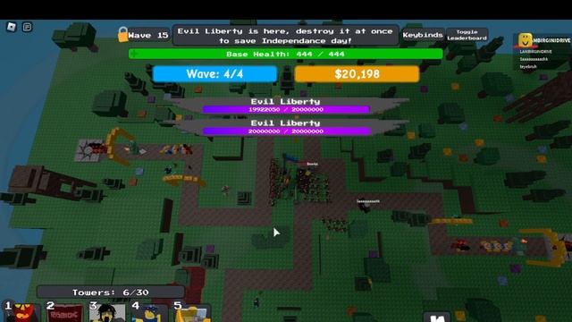 Independence Event 2023 but it from the top (Brick Defense) Roblox смотреть онлайн