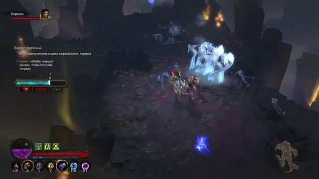Diablo 3 UEE, чародейка против Сакстриса смотреть онлайн