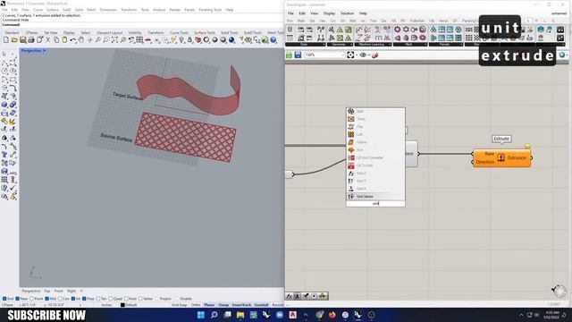 Surface Morph | Apply Any Pattern To Curved Surface | Grasshopper Tutorial