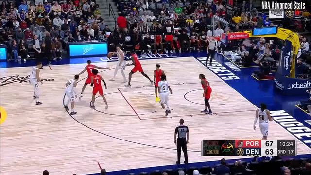 Nikola Jokic 29 pts 8 rebs 7 asts vs Blazers 23/24 season смотреть онлайн