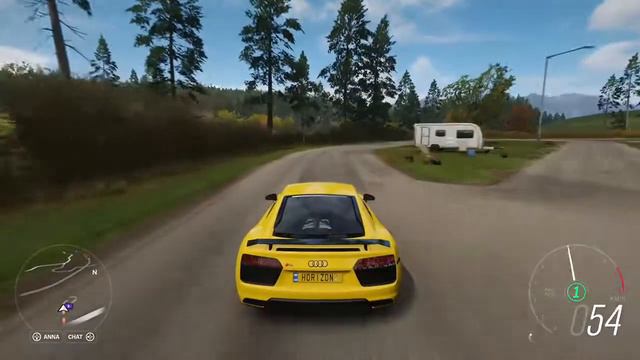 Forza Horizon 4 | Audi R8 V10 Plus Test Drive, Top Speed смотреть онлайн