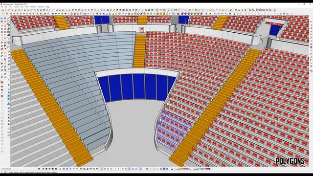 Google sketchup Football Stadium modeling - How to build a football Stadium (Tutorial) смотреть онлайн