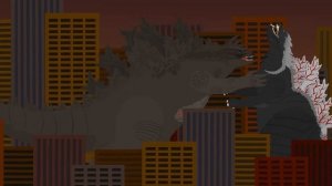 Godzilla Ultima vs Legendary Godzilla  |  EPIC BATTLE  |  Singular Point vs MonsterVerse Animation