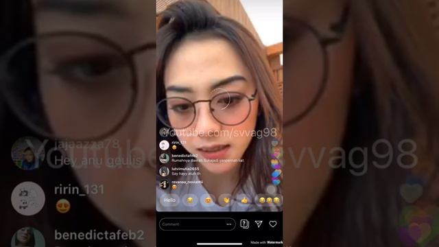 Azalia Bianda (Azel) Live Instagram 25/01/20 смотреть онлайн