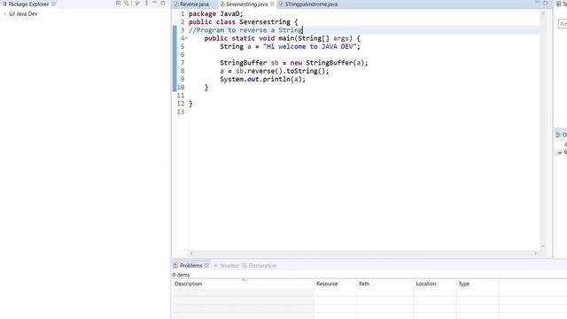 Reversing a String in java | Java | Java Dev смотреть онлайн