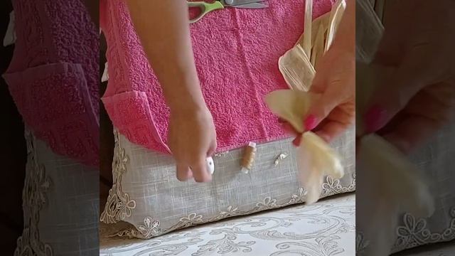 Bunny from the leaves of corn cobs ./ зайка из листьев початков кукурузы./ поделки /ручная работа/ смотреть онлайн