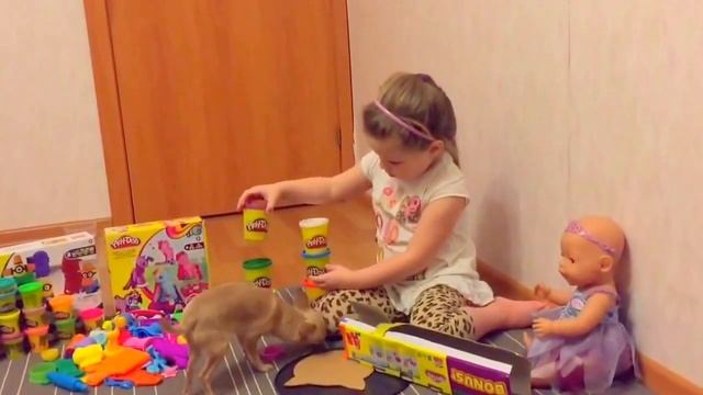 Пластилин Play-doh (Плей до) Как слепить сердечки из пластилина? смотреть онлайн