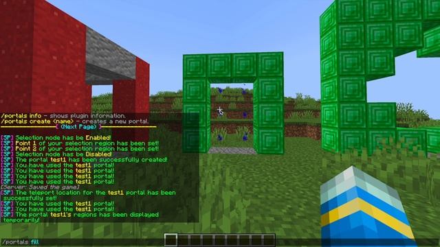 Easily create portals in Minecraft with Simple Portals Plugin смотреть онлайн
