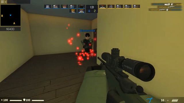 Челлендж в CBRO три ноускопа в Роблокс | Roblox | Shooter смотреть онлайн