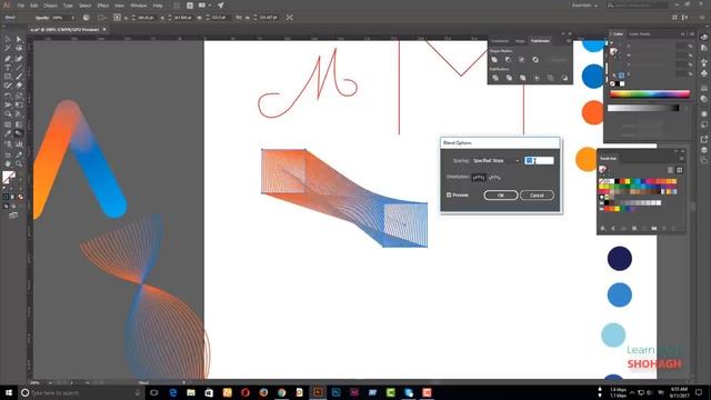 Adobe Illustrator Blend Tool Tutorial Bangla 2017 Class -18 смотреть онлайн