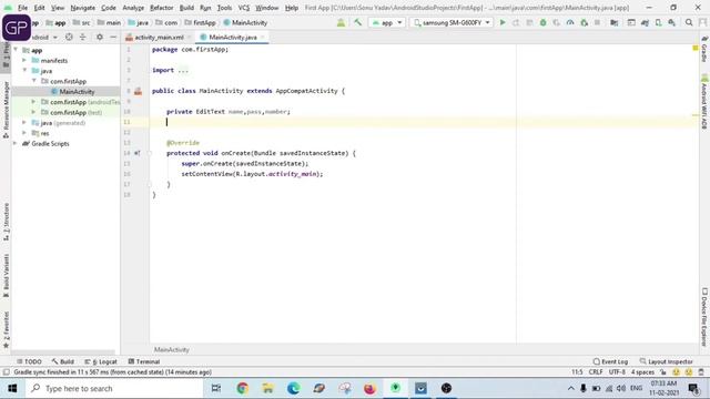how to connect XML file to Java file in Android studio |Android app development full course in Hind смотреть онлайн