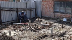 Беседка своими руками.Беседка из сосны 3х5. Фундамент. Ч.1.