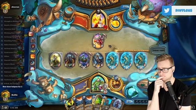 An UNBREAKABLE Wall of DRAGONS (Hadronox Druid is SWEET) | Descent of Dragons | Wild Hearthstone смотреть онлайн