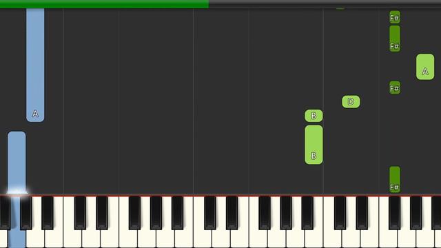 Miraculous Ladybug - In The Rain (Slow Easy) Piano Beginner Tutorial смотреть онлайн