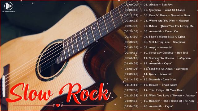 Greatest Slow Rock Ballads 80's And 90's 🛑 The Best Slow Rock ballads Of All Time смотреть онлайн