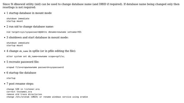 Can I change the SID of an Oracle database? (4 Solutions!!) смотреть онлайн