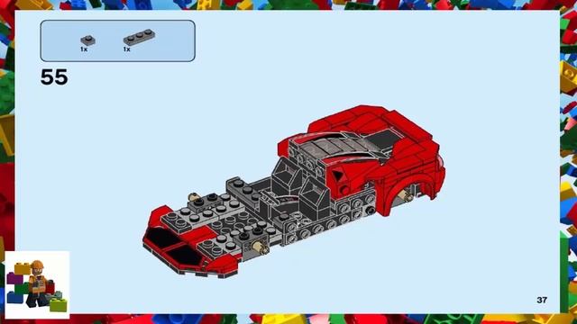 LEGO instructions - Speed Champions - 76895 - Ferrari F8 Tributo смотреть онлайн