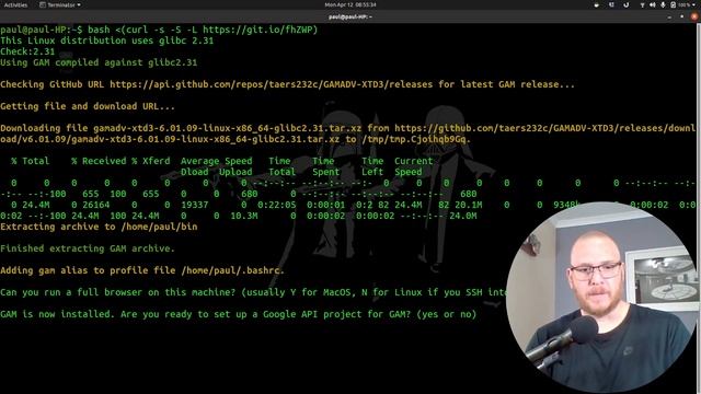 Installing GAMADV-XTD3 on Ubuntu (Linux) смотреть онлайн