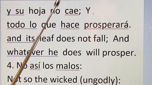 Psalm 1 Complete Salmo uno completo http://learnspanishthroughbible.blogspot.com смотреть онлайн