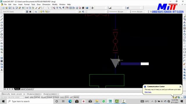 Tutorial AutoCAD PID " PID 1 " #25 - MITT CILEGON смотреть онлайн