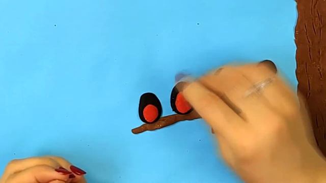 МАСКИРОВКА - зимняя аппликация || DIY || аппликация из пластилина/теста смотреть онлайн