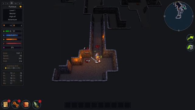 Infinite caves, how far can you go without meeting death? - Ultimate ADOM - Caverns of Chaos смотреть онлайн