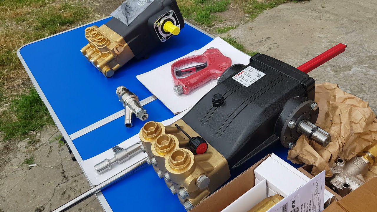 САМОДЕЛЬНАЯ мойка высокого давления 500 БАР своими руками смотреть онлайн