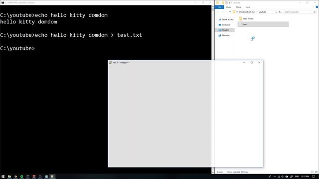 HOW TO DISPLAY TEXT (ECHO) IN CMD смотреть онлайн